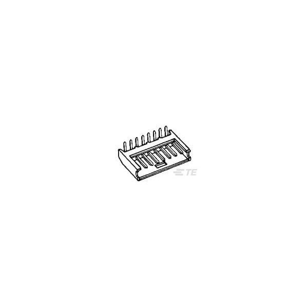 Te Connectivity Board Connector, 4 Contact(S), 1 Row(S), Male, Right Angle, 0.1 Inch Pitch, Solder Terminal,  - 280378-2
