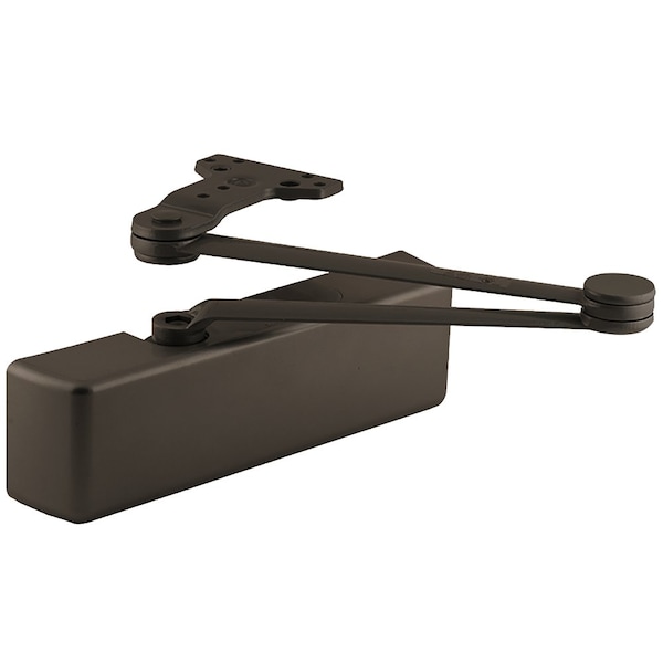 Lcn Grade 1 Surface Door Closer, Cush Arm, Push Side Mounting, Delayed Action, 110 Degree Swing, Adjusta - 4041DEL-CUSH 695 SRI