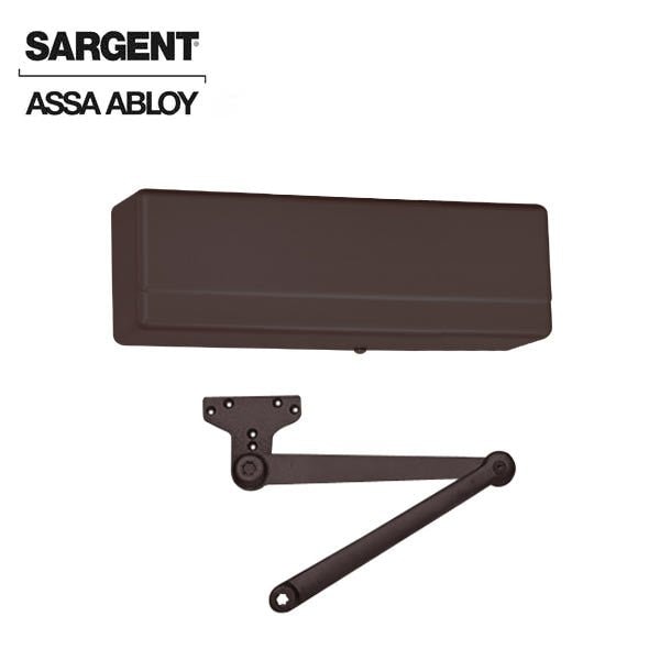 Sargent 281 Series Surface Mechanical Closer Heavy Duty Parallel Arm Dark Oxidized Satin Bronze Equivalent - SRG-281-P10-10BE
