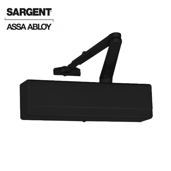 Sargent 1431 Series Surface Mechanical Closer Tri-pack (Regular arm Parallel arm Top jamb mount) Black Suede - SRG-1431-UO-BSP