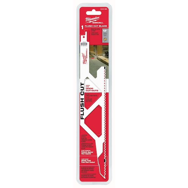 Milwaukee Tool SAWZALL Flush Cut Blade - 1 PK - 48-00-1600