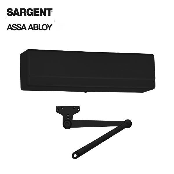 Sargent 1431 Series Surface Mechanical Closer Heavy Duty Parallel Arm Black Suede Powder Coat - SRG-1431-P10-BSP