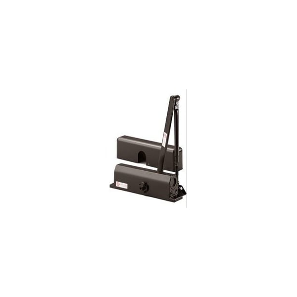 Delaney Hardware Light to Medium Duty Grade 1 Cast Iron Body Duro Bronze Finish Commercial Door Closer - 604411