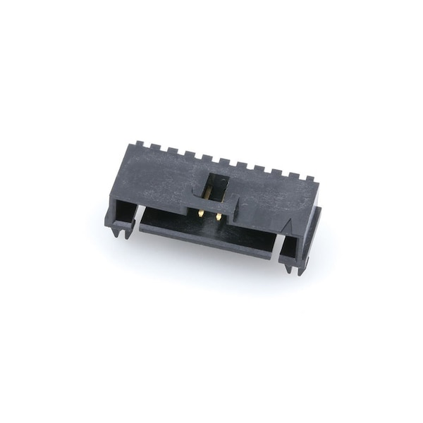 Molex Board Connector, 10 Contact(S), 1 Row(S), Male, Right Angle, 0.1 Inch Pitch, Solder Terminal,  - 705510044