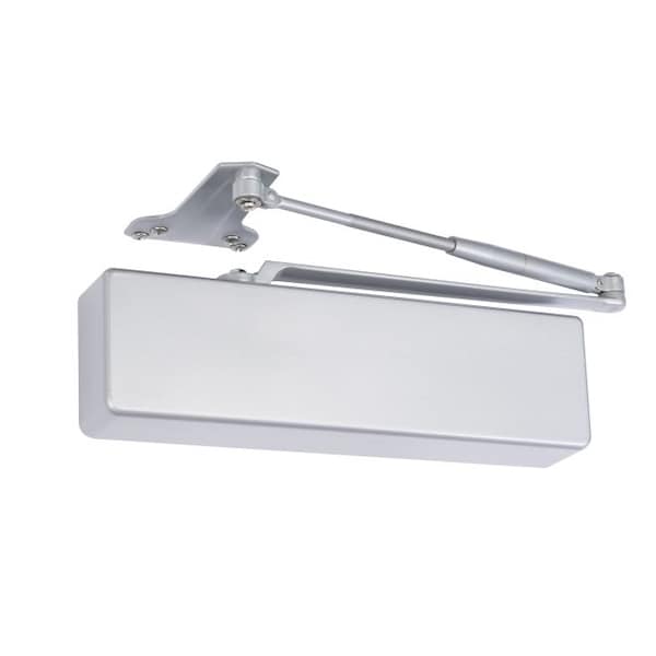 Norton Door Controls 7500SS689 Adjustable Regular or Top Jamb Heavy Duty Surface Mount Door Closer Aluminum - 7500SS689