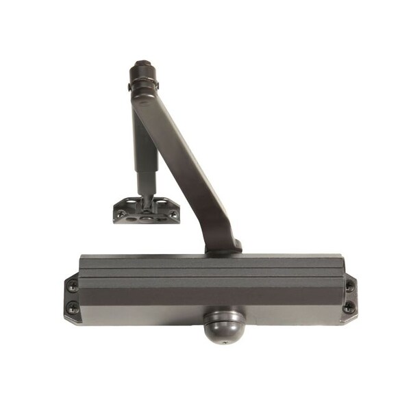 Norton Door Controls 1603BC690 Size 3 Medium Duty Surface Mounted Back Check Door Closer with Sex Nuts Dark Bronze - 1603BC690