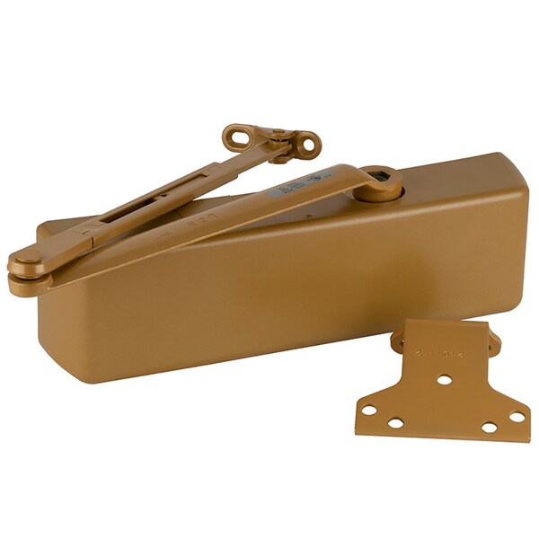 Lcn Manual, Hydraulic, 4040XP Series Surface Mounted Closers, Surface Mounted Closer, Heavy Duty - 4040XP-RW/PA LH BRASS MC