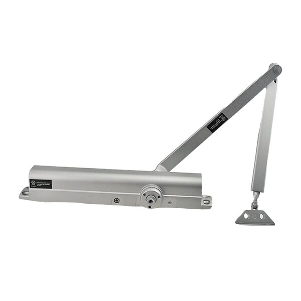 Hager Hinge Hager Multi-Mount 1-6 Adjustable Regular Door Closer Aluminum Finish - 5200MLT16ALM