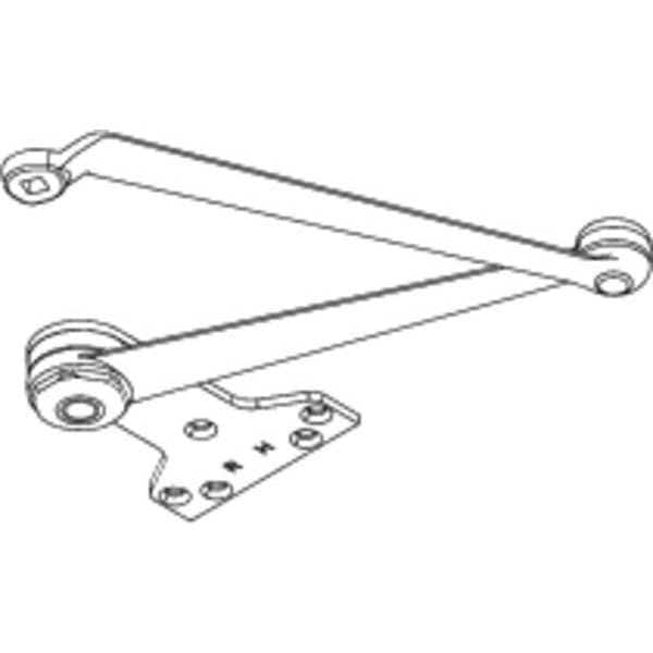 Lcn Arm, Aluminum, 4030 Series Surface Mounted Closers, Matte Silver, VARIES - 4030-3049EDA LH AL
