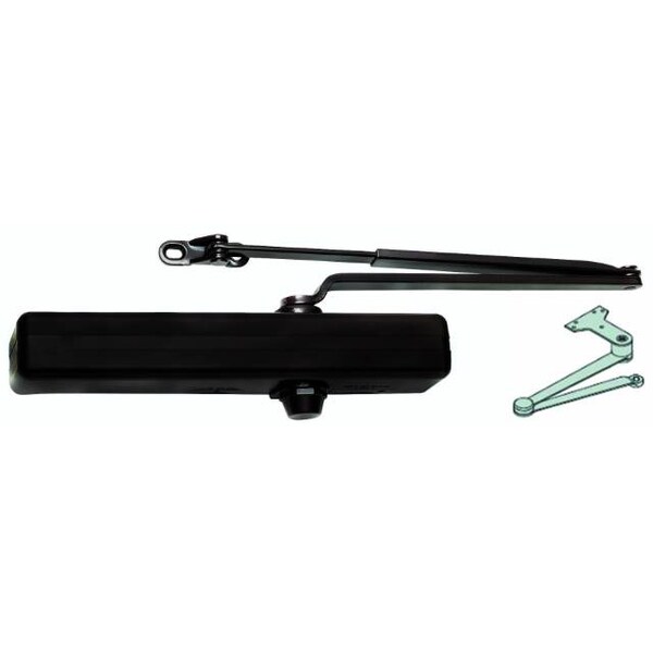 Lcn Manual, LCN 1460, Surface Mounted Closer, Interior and Exterior - 1461EDAGLBLK