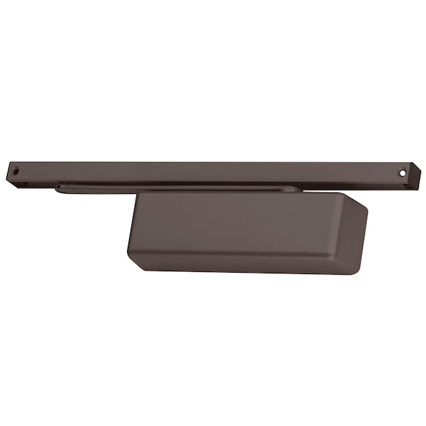 Lcn Manual, Hydraulic, 4010T Series Surface Mounted Closers, Surface Mounted Track Closer, Heavy Duty - 4011T-STD RH DKBRZ