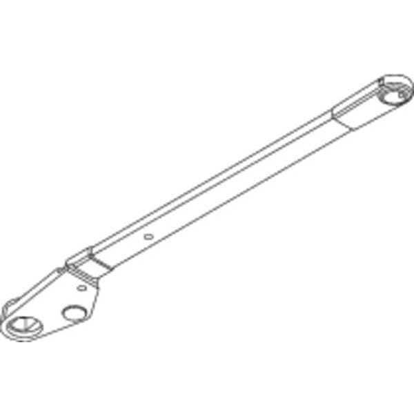 Lcn Arm, Aluminum, 4310ME Series Fire/Life Safety Closers/Holders, Left Hand, VARIES - 4310ME-3077SF LH AL