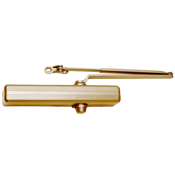 Lcn Manual, Hydraulic, 1460 Series Surface Mounted Closers, Door Closer, Medium Duty Matte Brass - 1461-RW/PA BRASS FC