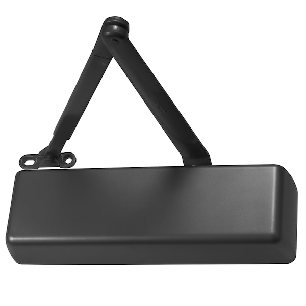 Lcn Manual, Hydraulic, 4010 Series Surface Mounted Closers, Surface Mounted Closer, Heavy Duty Black - 4011-REG LH BLACK