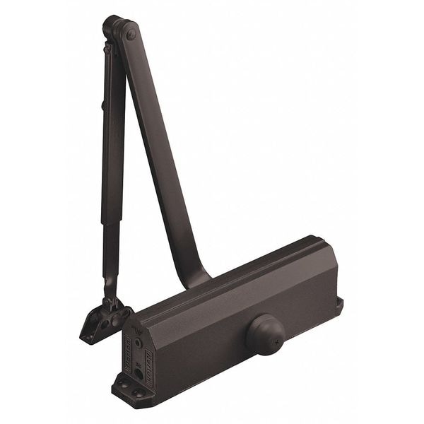 Norton Door Controls Manual, Hydraulic, Norton 1600, Door Closer, Heavy Duty Interior and Exterior, Dark Bronze - CA1601 X 690