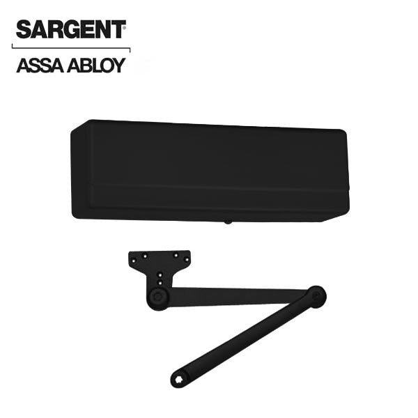 Sargent 281 Series Surface Mechanical Closer Heavy Duty Parallel Arm Black Suede Powder Coat - SRG-281-P10-BSP