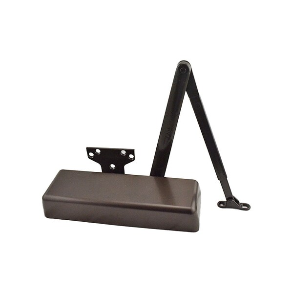 Lcn Parallel Arm Super Smoothee Adjustable 1-6 Surface Mounted Delay Door Closer w/TBSRT Thru Bolts - 4041DRWPADKB