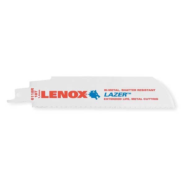 Lenox 6" L x Metal Cutting Reciprocating Saw Blade - 201746118R