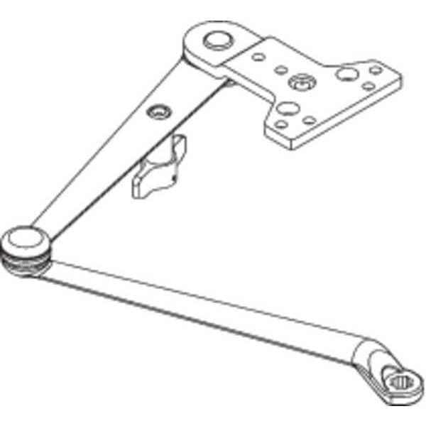 Lcn Arm, Aluminum, 1460 Series Surface Mounted Closers, Non Handed, VARIES - 1460-3049CNS AL