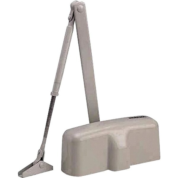 Prosource Door Closer, Automatic, Aluminum, Ivory, 100 lb, 150 x 19 mm Mounting Hole Distance - C102-BH-SA-IVN
