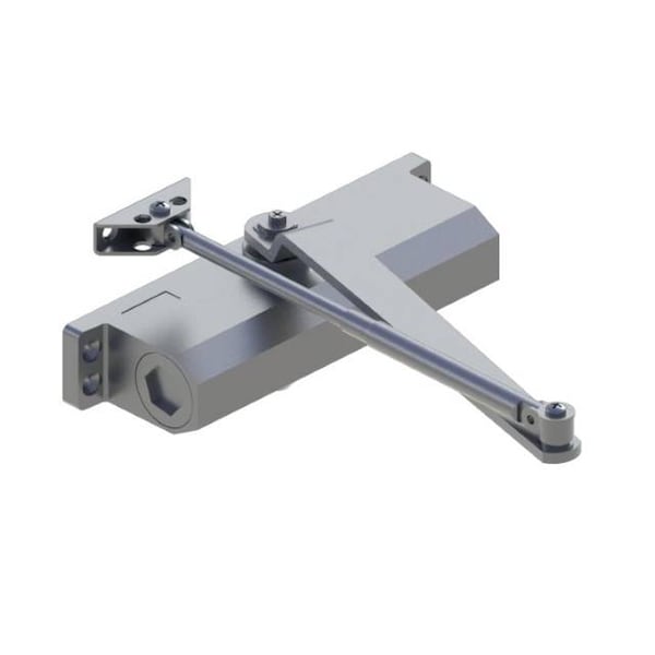 Hager Hager 5400, Surface Door Closer, Standard Duty Interior and Exterior - 5400M25ALMB