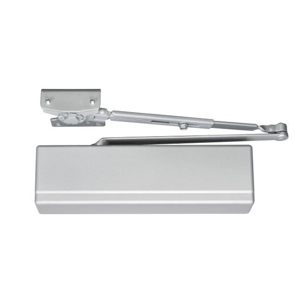 Sargent Heavy Duty Parallel Arm Powerglide Door Closer with Thru Bolts Sprayed Aluminum Enamel - TB351P10EN