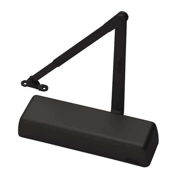 Yale Commercial Non Hold Open Tri Mount Door Closer, Dark Bronze - 5801690