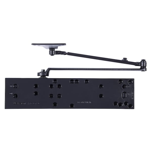 Brinks Security Brinks Commercial Matte Black Metal Hydraulic Adjustable Door Closer Grade 1 - BC4063