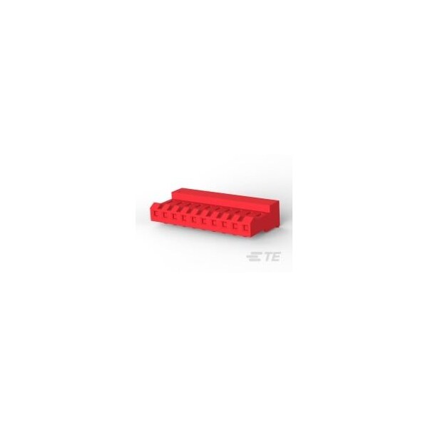 Te Connectivity 10P MTA156 CONN ASSY 22AWG RED - 4-640428-0