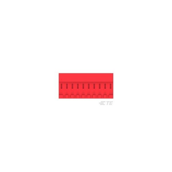 Te Connectivity 10P MTA156 CONN ASSY 22AWG RED - 4-640428-0