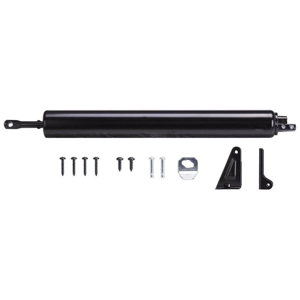 Prosource Door Closer, 1-1/4 in Dia Rod, 16-1/2 in L, Aluminum Tube, 90 deg Opening, 65 lb - 16000-U-PS