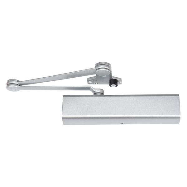 Norton Door Controls Manual, Hydraulic, Norton 210, Door Closer, Heavy Duty Interior and Exterior, Gray - 210 X 689 X HDN