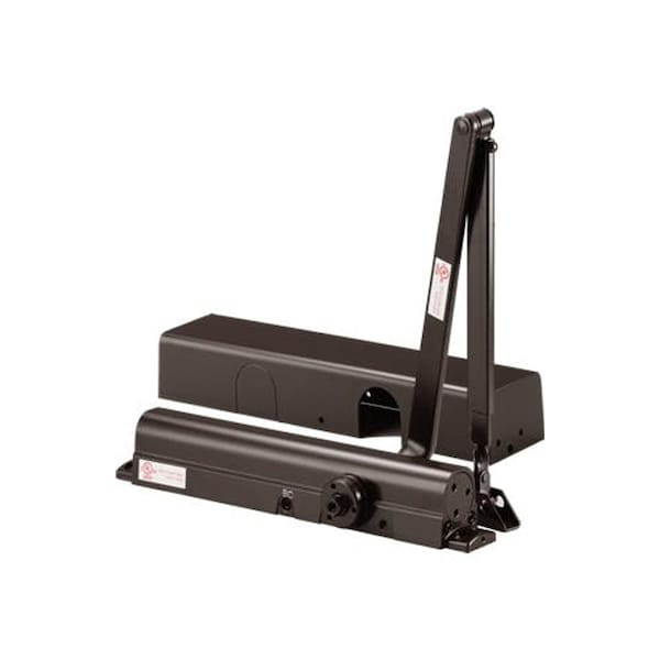 Delaney Hardware Medium Duty to Heavy-Duty Grade1 Cast Iron Body Duro Bronze Finish Commercial Door Closer - 606711