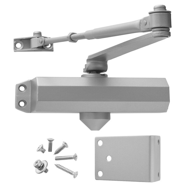 Lawrence Manual, Hydraulic, Door Closer, Standard Duty Interior and Exterior, Aluminum - LH303-AL