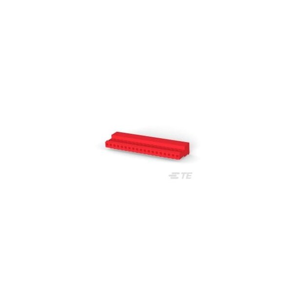 Te Connectivity 19P MTA100 CONN ASSY 22AWG RED - 4-640440-9