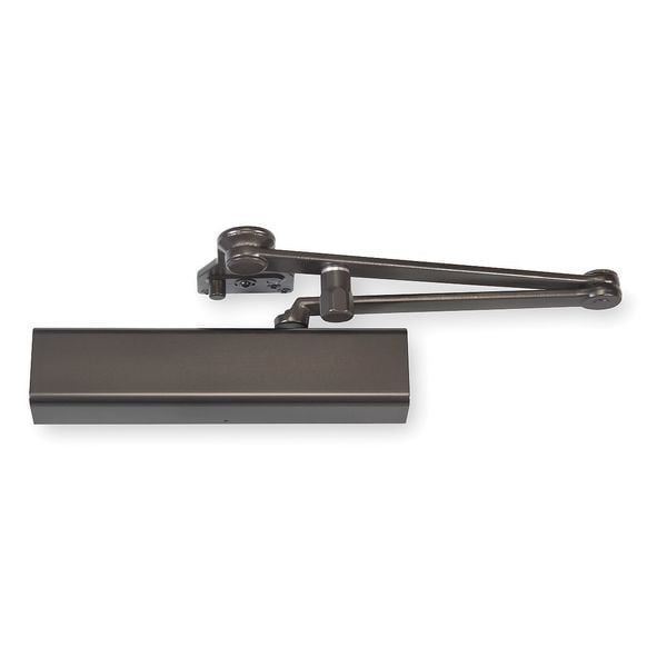 Norton Door Controls Manual, Hydraulic, Norton 8000, Door Closer, Heavy Duty Interior and Exterior, Dark Bronze - CLP8501-T X 690