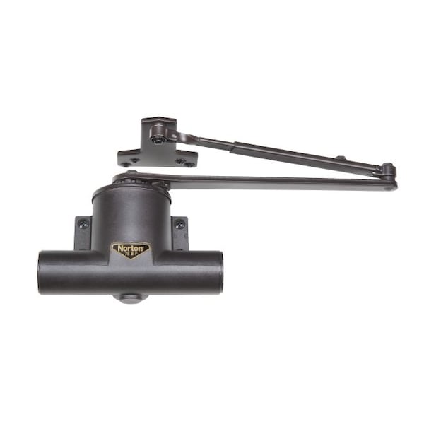 Norton Door Controls 78BDRA690RH Right Hand Regular Light Duty Potbelly Surface Door Closer Dark Bronze - 78BDRA690RH