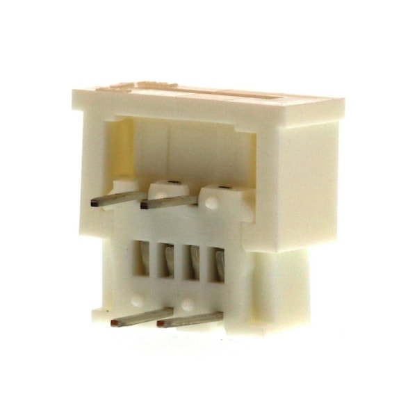 Molex Ffc/Fpc Connector, 4 Contact(S), 1 Row(S), Female, Right Angle, 0.049 Inch Pitch, Solder Terminal,  - 39532044