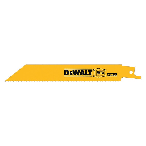 Dewalt 12" 18 TPI Straight Back Bi-Metal Reciprocating Blade (25 pack) - DW4822B25