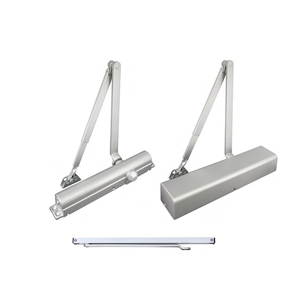 Inox Door Closer Grade 1 Slide Track Arm Full Cvr Aluminum - DC8516ST-AL