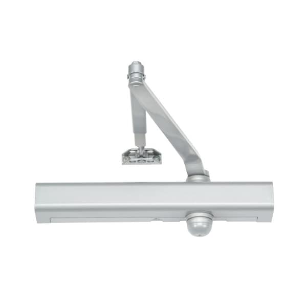 Norton Door Controls 8301690 Adjustable Surface Mount Door Closer with Slim Line Cover and Sex Nuts Dark Bronze - 8301690