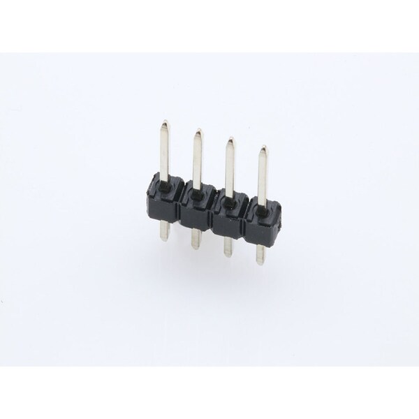 Molex Board Connector, 4 Contact(S), 1 Row(S), Male, Straight, 0.1 Inch Pitch, Solder Terminal, Receptacle - 22284041