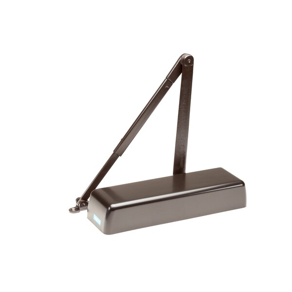 Global Door Controls Heavy Duty Commercial ADA Grade 1 Door Closer with Hold Open Cush-N-Stop Arm in Duronodic - Sizes 1-6 - TC4300HOACNS-DU