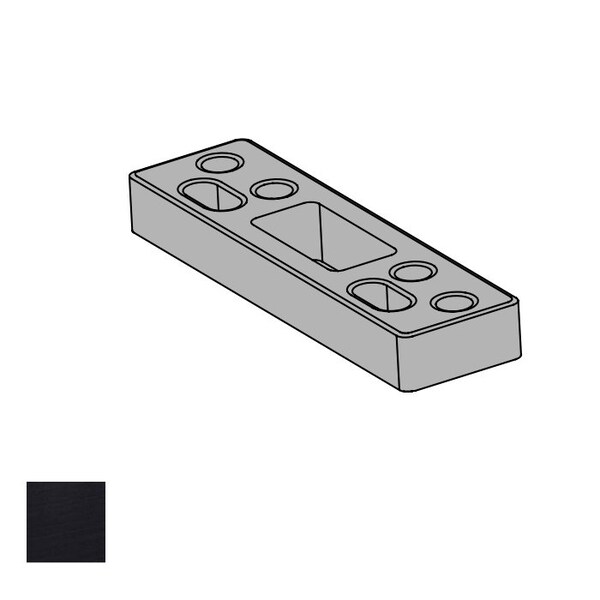 Falcon Blade Stop Spacer for SC60 Series Door Closer, MTBK Matte Black - SC60A-61-MTBK