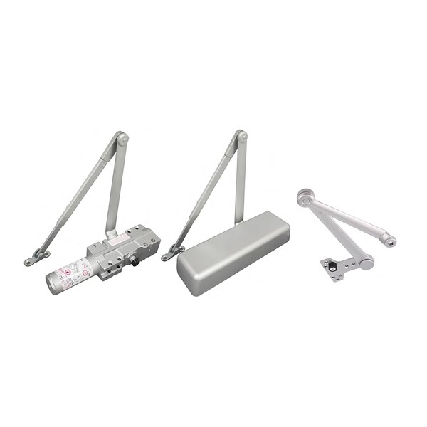 Inox Door Closer Grade 1 Hvy Duty Parallel Mount Cush Arm Full Cvr Alum - DC9016CUSH-AL