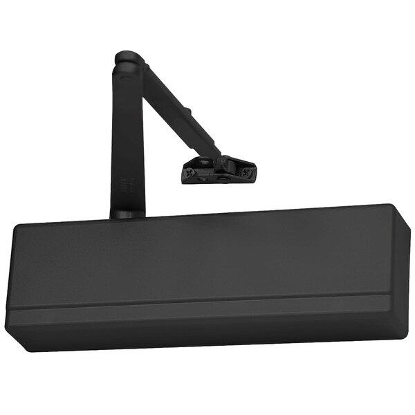 Sargent Manual, Hydraulic, 351 Surface Door Closers, Door Closer, Heavy Duty Interior and Exterior, Black - 351-PSH TB ED