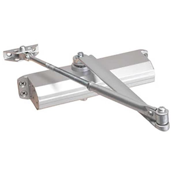 Tell Heavy-Duty Commercial Grade 1 Surface Applied Closer, 2 Spring Power, AL Aluminum Finish - DC1602-REG-AL