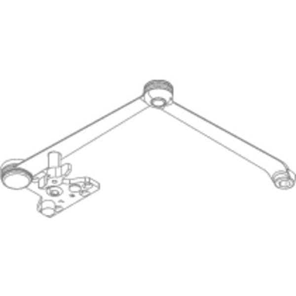 Lcn Arm, Aluminum, 4040XP Series Surface Mounted Closers, Non Handed, VARIES - 4040XP-3049CNS AL