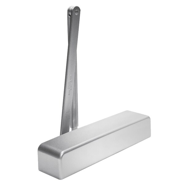 Dorma Heavy-Duty Surface Closer, Parallel Flat Form Complete, Non-Hold Open, Tri-Pack, Aluminum Painted - 8916 AF89P 689