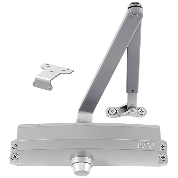 Lcn Manual, Hydraulic, 1250 Series Surface Mounted Closers, Surface Mounted Closer, Aluminum - 1250-RW/PA AL
